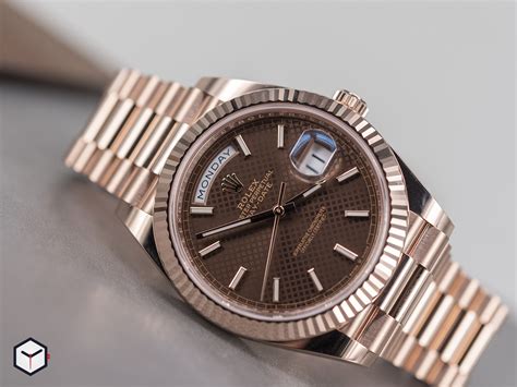 rolex day date choclate